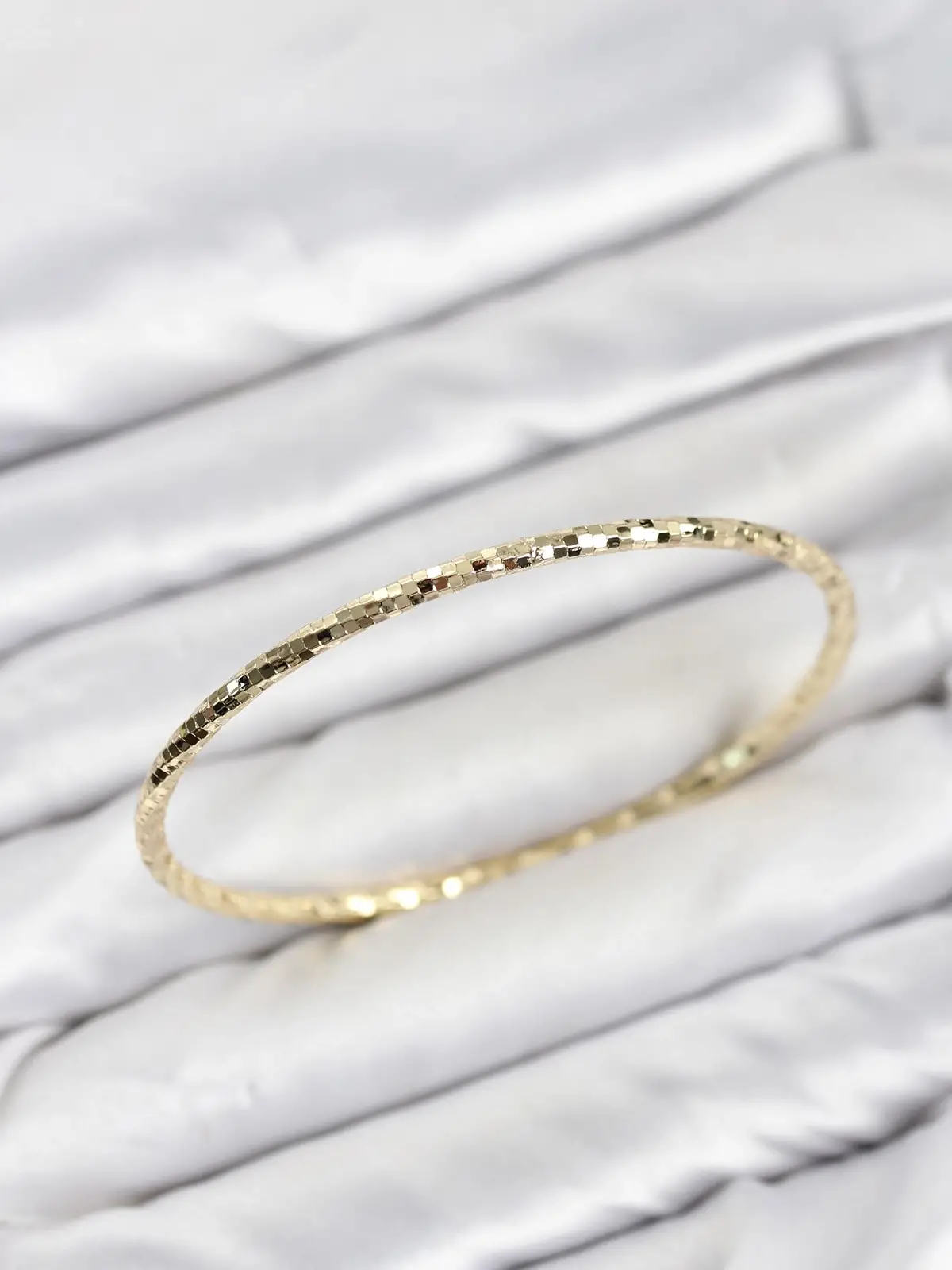 CM Gold Renk Lazer Kesim 65 mm Bilezik
