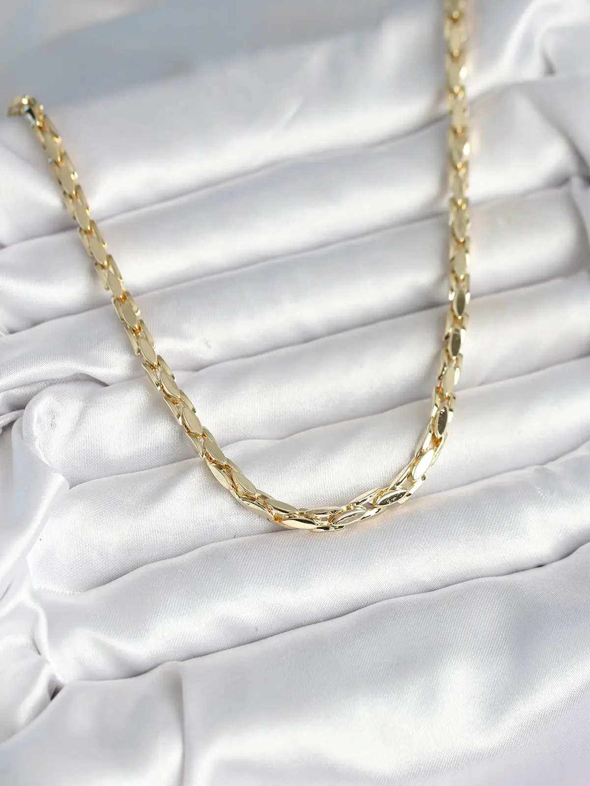 Pirinç Gold Renk 60 cm Zincir Kadın Kolye