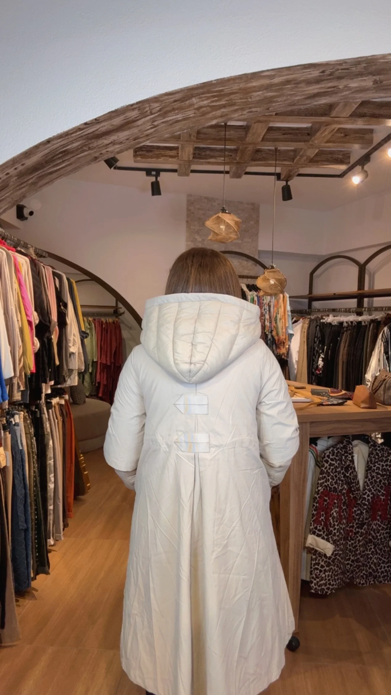 PQ UZUN ÇİFT KATLI İTALYAN TASARIM KABAN