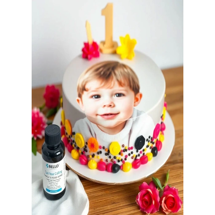 Resimli Pasta Yazıcısı Gıda Boyalı