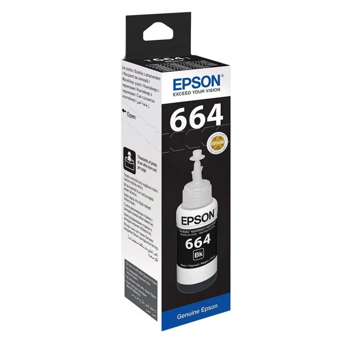 Epson T6641-C13T66414A Siyah Orjinal Mürekkep