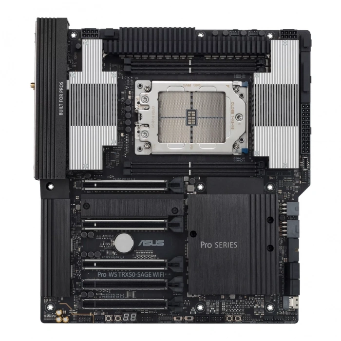 GIGABYTE TRX50 AERO D sTR5 AMD TRX50 EATX MotherboardIGABYTE TRX50 AERO D sTR5 AMD TRX50 EATX Motherboard Brand GIGABYTE Model TRX50 AERO D Part Number TRX50 AERO D CPU Type AMD Socket sTR5, support for: AMD Ryzen™ Threadripper™ PRO 7000 processors / AMD