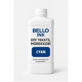 DTF Mavi- Cyan Tekstil Baskı Mürekkep 1000 ml