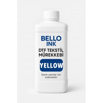 DTF Sarı Yellow Teksil Baskı Mürekkep (1000 ml)