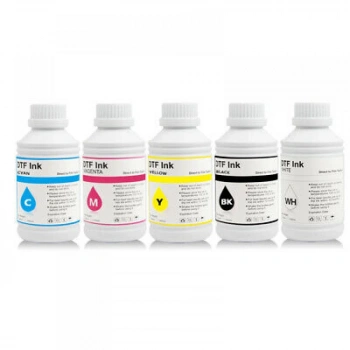 DTF  Tekstil Baskı Mürekkep Seti 5x100 ml