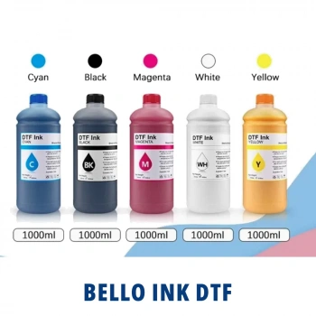 DTF  Tekstil Baskı Mürekkep Seti 5x1000 ml
