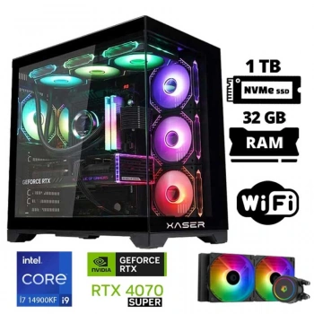 INTEL i9 14900KF 32GB DDR5 Ram 1TB M.2 NVMe SSD 12GB RTX4070 SUPER Masaüstü Oyuncu Bilgisayarı