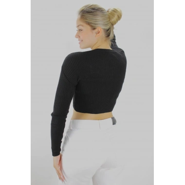 Crop Triko Siyah - 1352.55