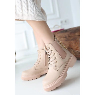 Harte Nude Cilt Bağcıklı Bot