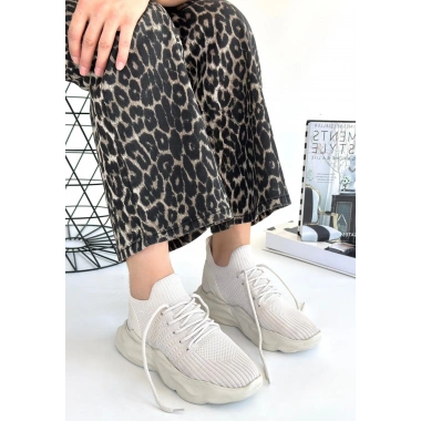 Henta Bej Triko Bağcıklı Spor Ayakkabı