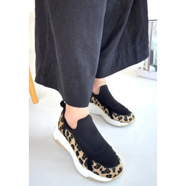 Kendy Leopar Süet Spor Ayakkabı