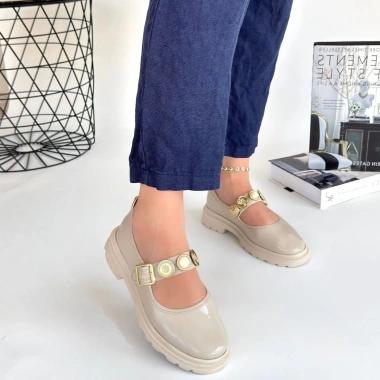 Okira Bej Rugan Oxford Ayakkabı