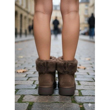 Zinya Kahverengi Süet Bot