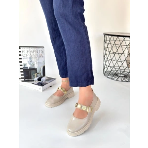 Okira Bej Rugan Oxford Ayakkabı