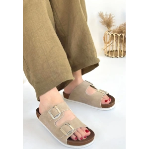 Rıno Ten Nubuk Terlik