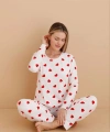 Süet Rahat Kadın Pijama Takımı