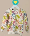 Bayramlık Mickey Desenli Renkli Sweatshirt Eşofman Altı Kız Çocuk Takım