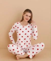 Yılbaşı Hediyesi Süet Rahat Kadın Pijama Takımı