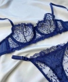 Lacivert Dantelli Iç Çamaşırı Takımı Seksi Iç Çamaşır Takımı Sütyen Tanga Takım Dantelli Sütyen