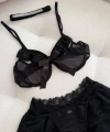 Yılbaşı Hediyesi Stella Dantel Detaylı Kırmızı Etekli Bralet Set