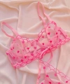 Minik Kalp Desenli İç Çamaşır Takımı ( Sütyen & Tanga )