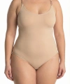 Büyük Beden Çıtçıtlı Slip Body Korse – Dikişsiz, Ultra Rahat ve Toparlayıcı (2 Beden İnceleten)