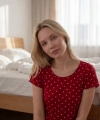 Kadın Kalp Desenli Pamuk Ultra Rahat Kırmızı Pijama Takımı
