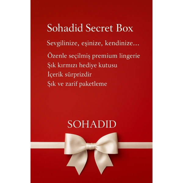 Secret Box – Kadın Lingerie Hediye Kutusu (Sürpriz İçerik)