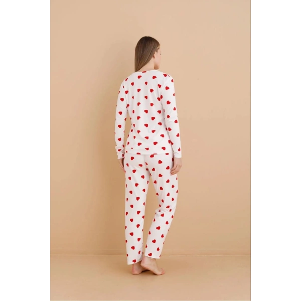 Yılbaşı Hediyesi Süet Rahat Kadın Pijama Takımı