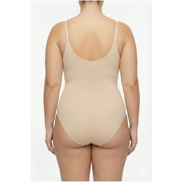 Büyük Beden Göğüs Destekli Body Korse – Toparlayıcı ve , Kaymaz Silikonlu