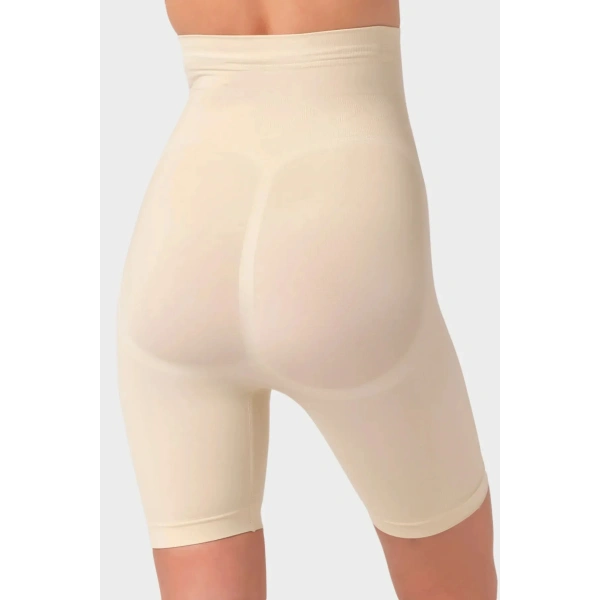 Basen Toparlayıcı Bel Inceltici Kalça Sıkılaştırıcı Yüksek Bel Paçalı Korse Tayt