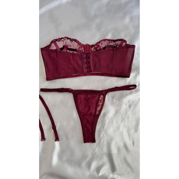 Yılbaşı Hediyesi Mathilda Lüks Dantel Iç Çamaşırı Serisi