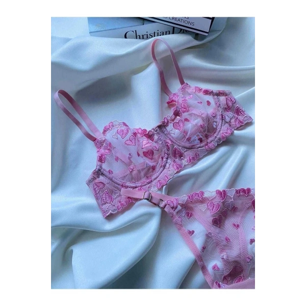 Transparan Sütyen Takımı