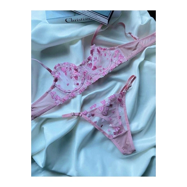 Transparan Sütyen Takımı