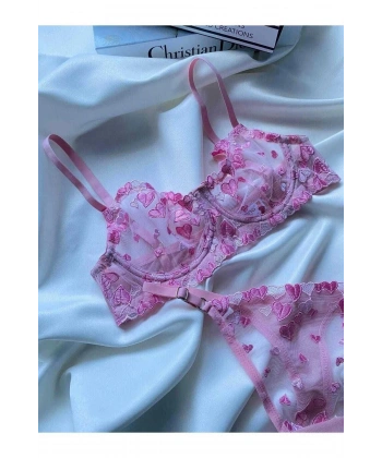 Transparan Sütyen Takımı