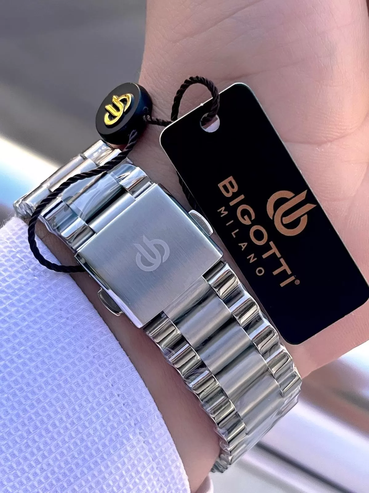Bigotti Özel Kutulu Nişan Ve Damat Saati 2 Yıl Garantili İç Fonksiyonları Aktif Erkek Kol Saati XB04