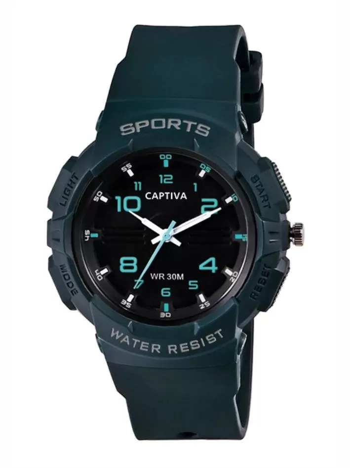 Captiva 30 mt Suya Dayanıklı Analog Silikon Kordonlu Çoçuk Kol Saati CP.YN.25.16