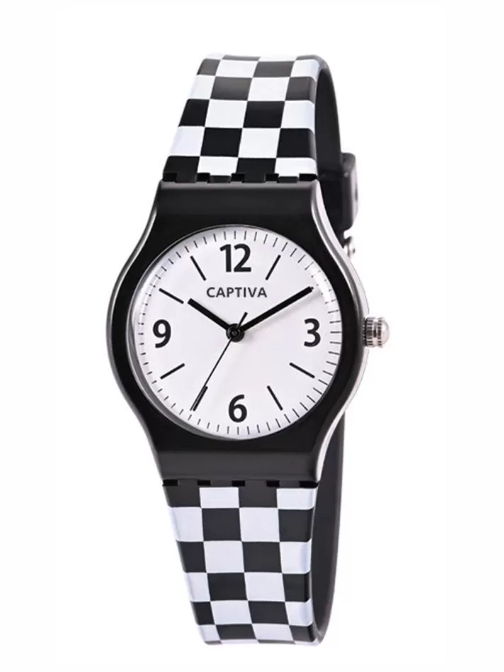 Captiva 30 mt Suya Dayanıklı Analog Silikon Kordonlu Çoçuk Kol Saati CP.YN.25.29