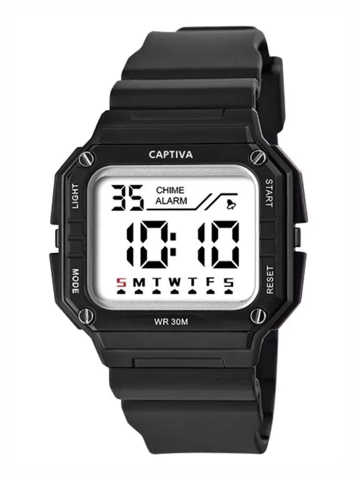 Captiva Digital 3 Atm Suya Dayanıklı Işık+Alarm+Kronometre+Takvimli Çoçuk Kol Saati CP.YN.25.05