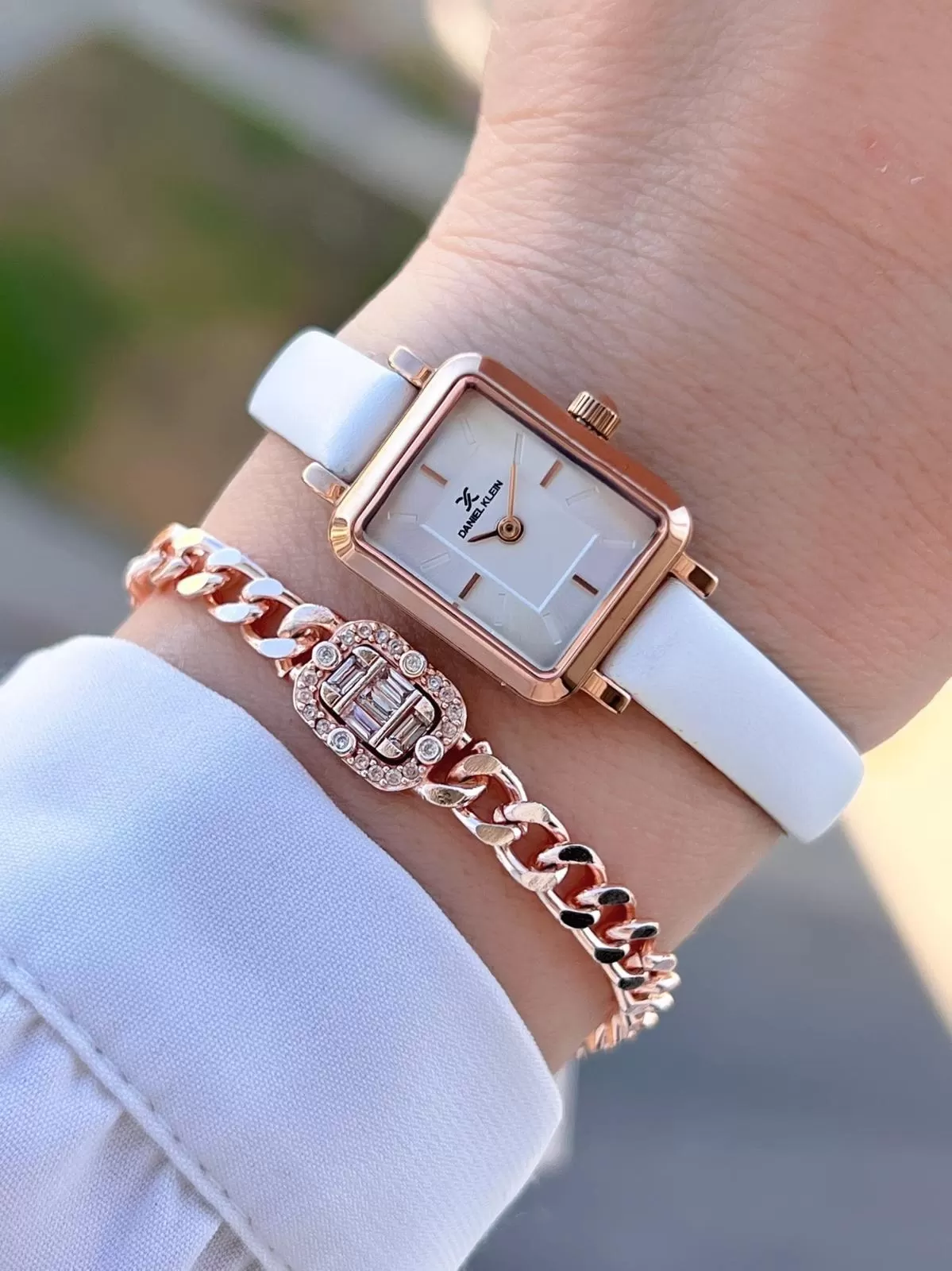 Daniel Klein 18 mm Mini Kasa Retro Vintage Deri Kordon 2 Yıl Garantili Kadın Kol Saati 10862.4