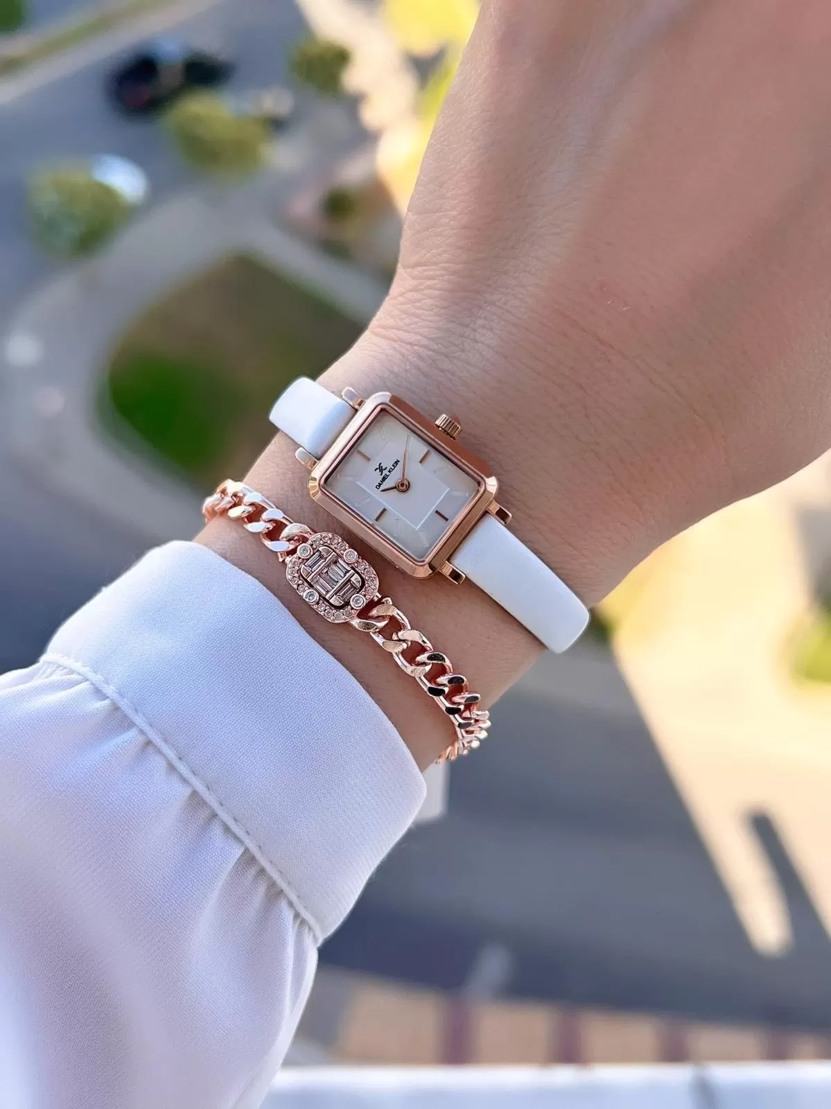 Daniel Klein 18 mm Mini Kasa Retro Vintage Deri Kordon 2 Yıl Garantili Kadın Kol Saati 10862.4