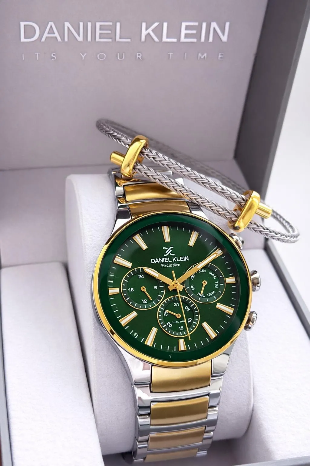 Daniel Klein Çelik Kordon 2 Yıl Garantili 3 Atm Suya Dayanıklı Erkek Kol Saati EDK.1.10090-7