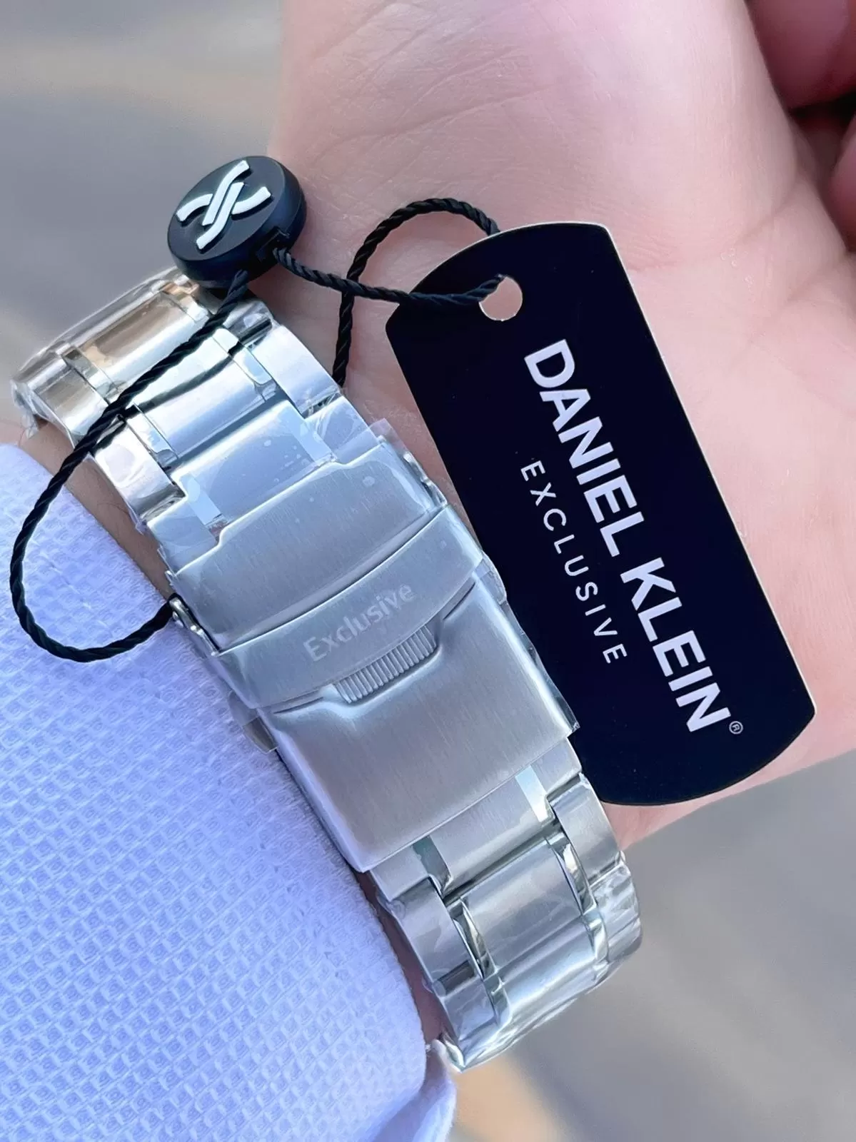 Daniel Klein Çelik Kordon Kronometreli Kadran Tasarımı 3 Atm Suya Dayanıklı Erkek Kol Saati 13524.10