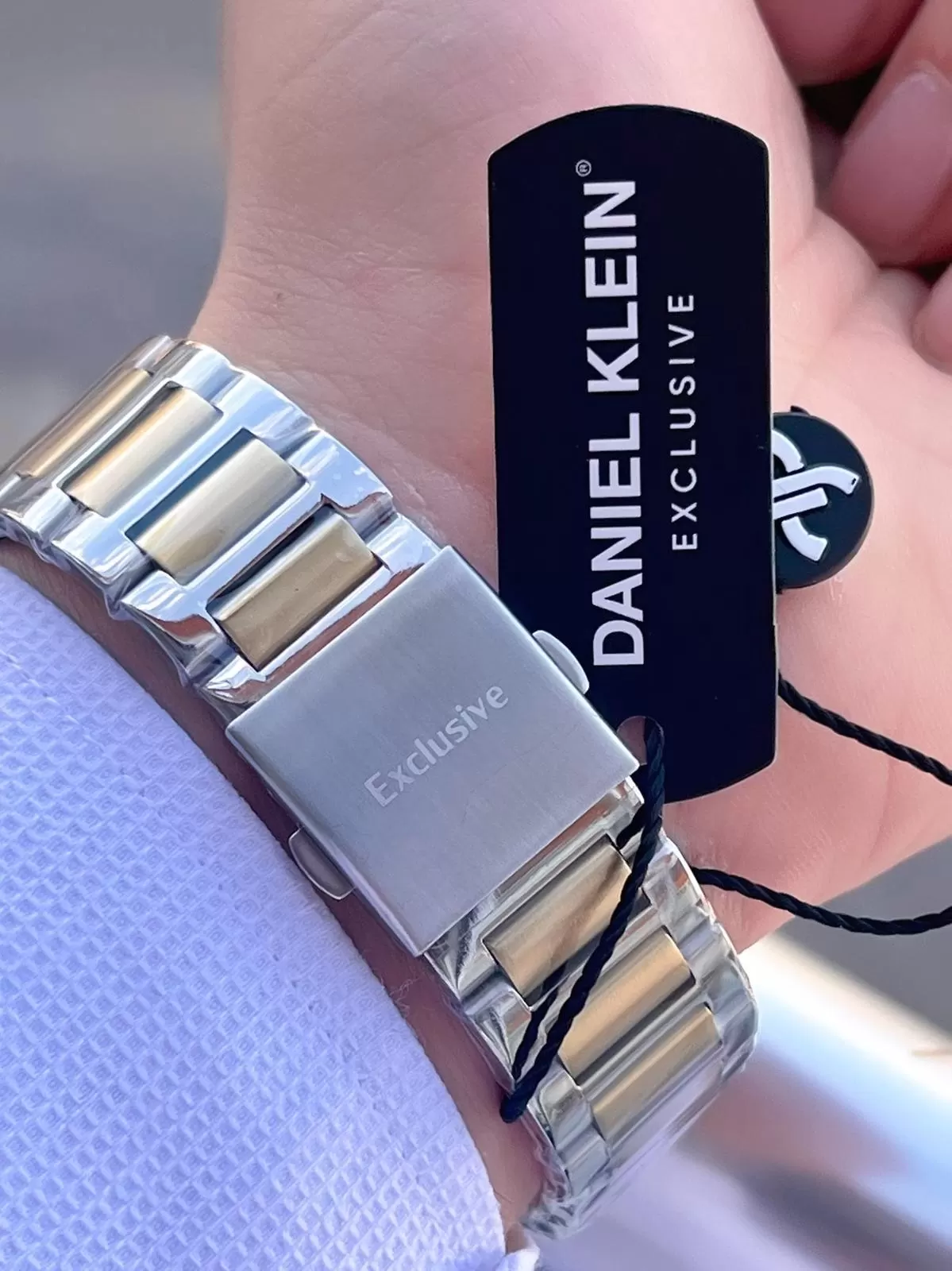 Daniel Klein Çelik Kordon Kronometreli Kadran Tasarımı 3 Atm Suya Dayanıklı Erkek Kol Saati 14031.6