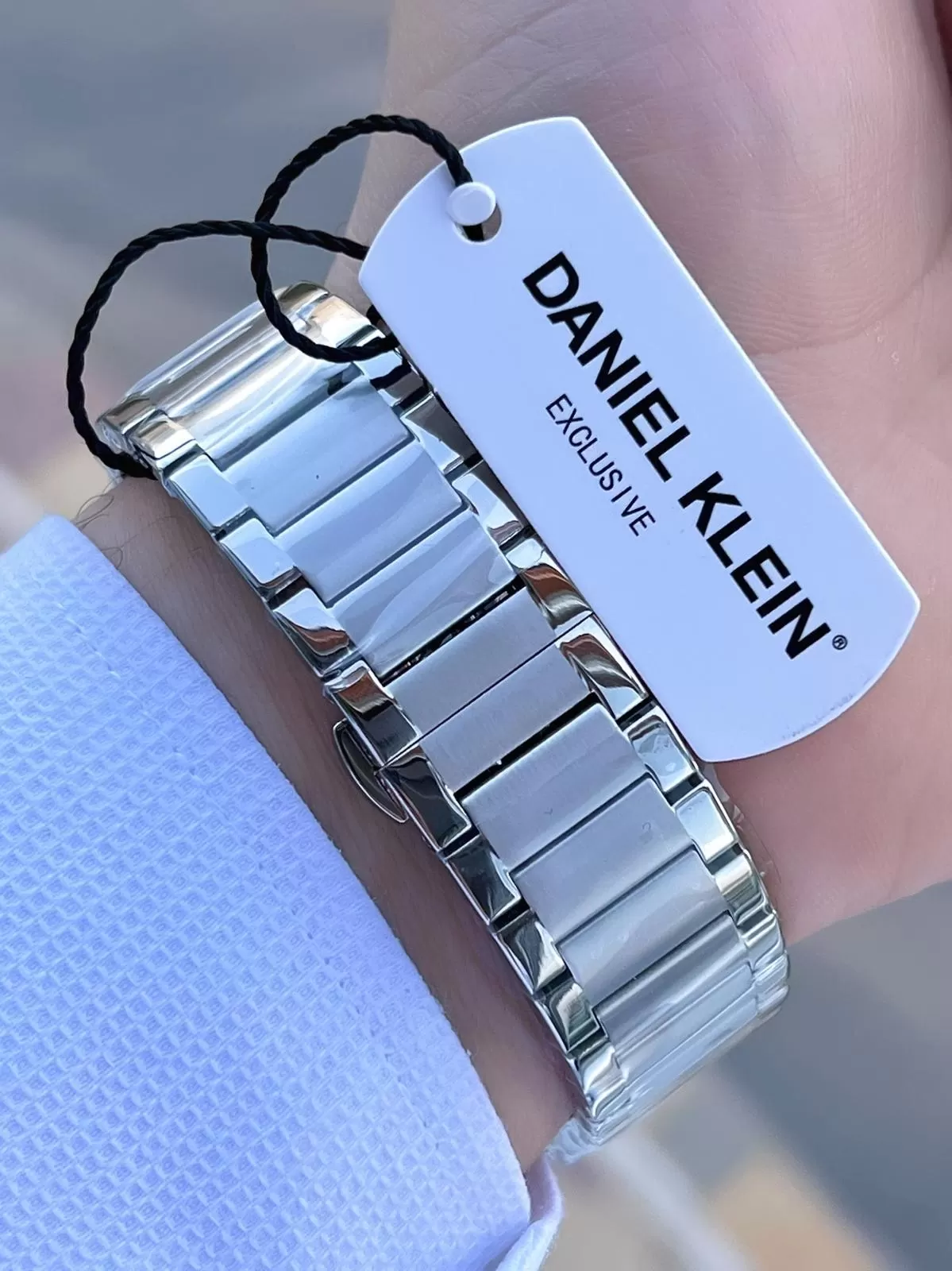 Daniel Klein Çelik Kordon Kronometreli Kadran Tasarımı 3 Atm Suya Dayanıklı Erkek Kol Saati 14082.1