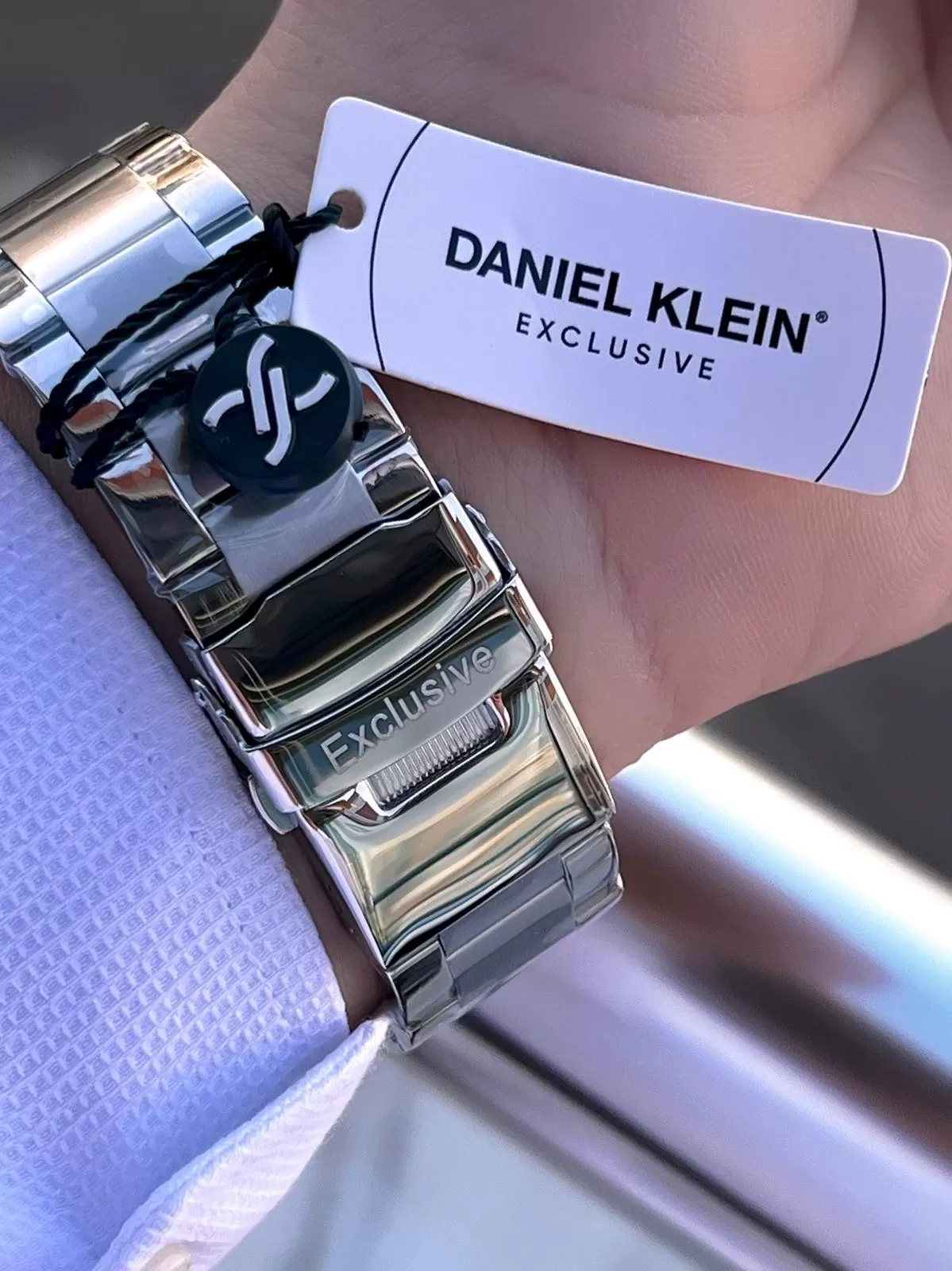 Daniel Klein Çelik Kordon Kronometreli Kadran Tasarımı 5 Atm Suya Dayanıklı Erkek Kol Saati 10034.N2