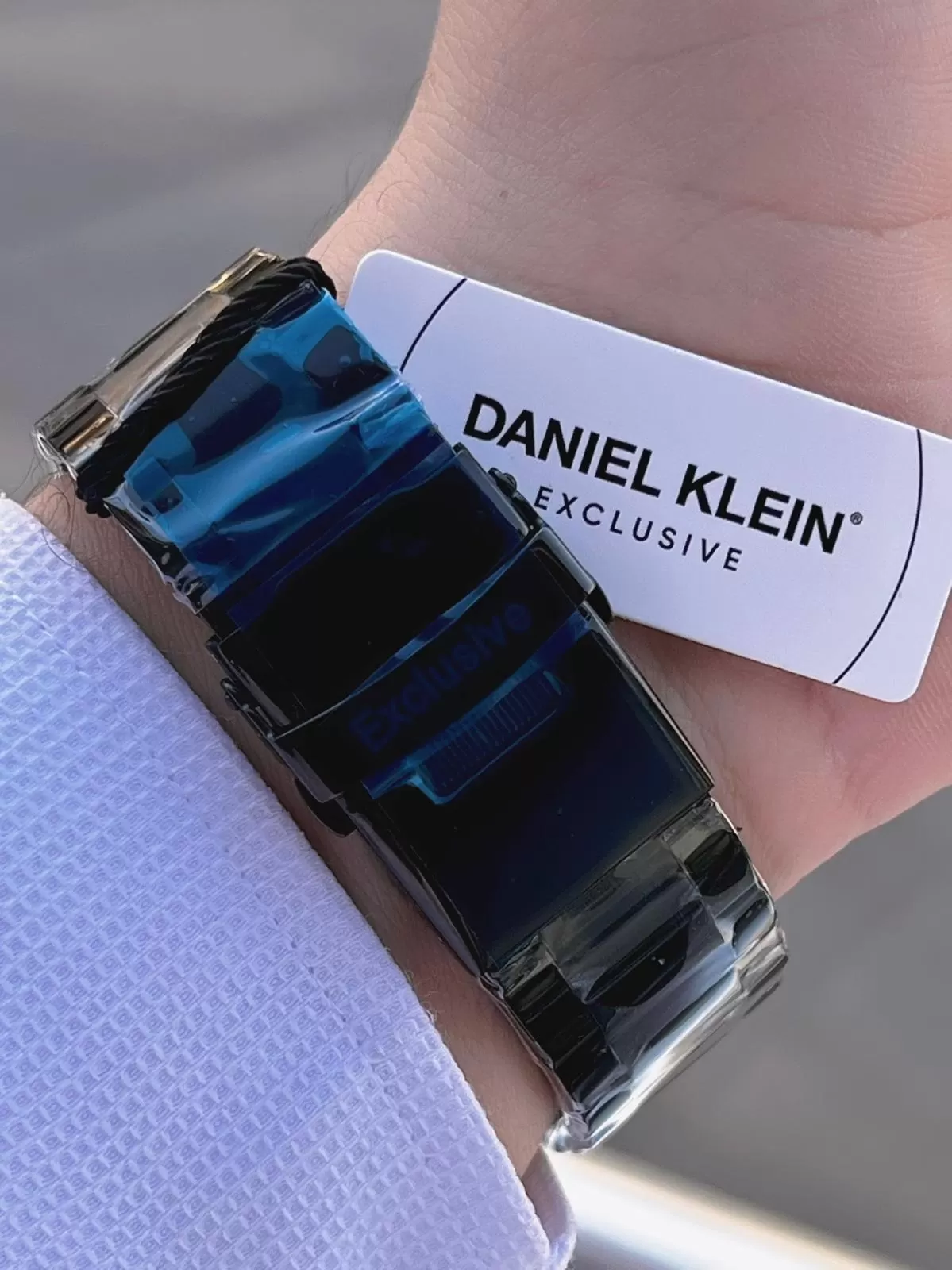 Daniel Klein Çelik Kordon Kronometreli Kadran Tasarımı 5 Atm Suya Dayanıklı Erkek Kol Saati 10034.N6