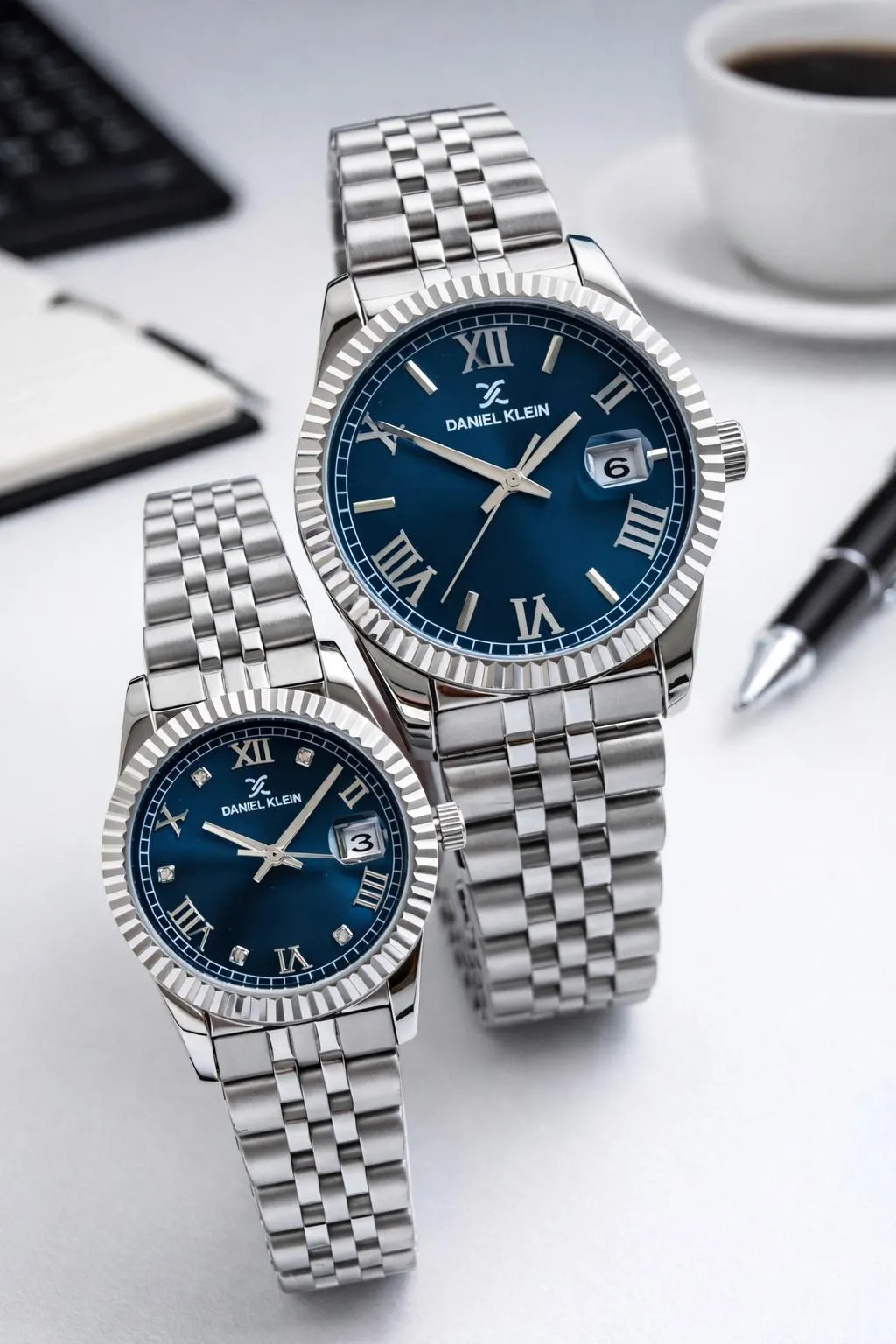 Daniel Klein Çiftlere Ve Sevgililere Özel 5 Atm 2 Yıl Garantili Bay Ve Bayan Çift Saati CF.00M2