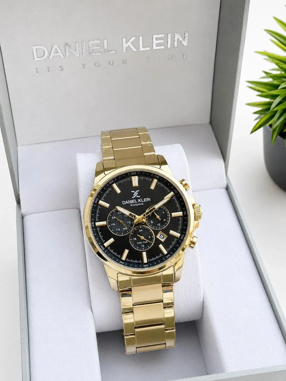 Daniel Klein Damat Ve Takım Elbiseye Özel 2 Yıl Garantili Çelik Kordon Erkek Kol Saati VS.BLKT.1019