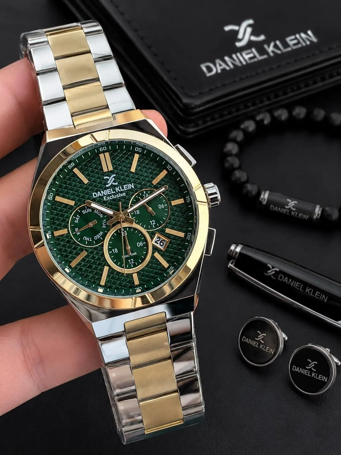 Daniel Klein Damat Ve Takım Elbiseye Özel 2 Yıl Garantili Çelik Kordon Erkek Kol Saati VS.BLKT.1064